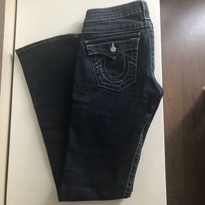 True Religion dark wash bootcut jeans